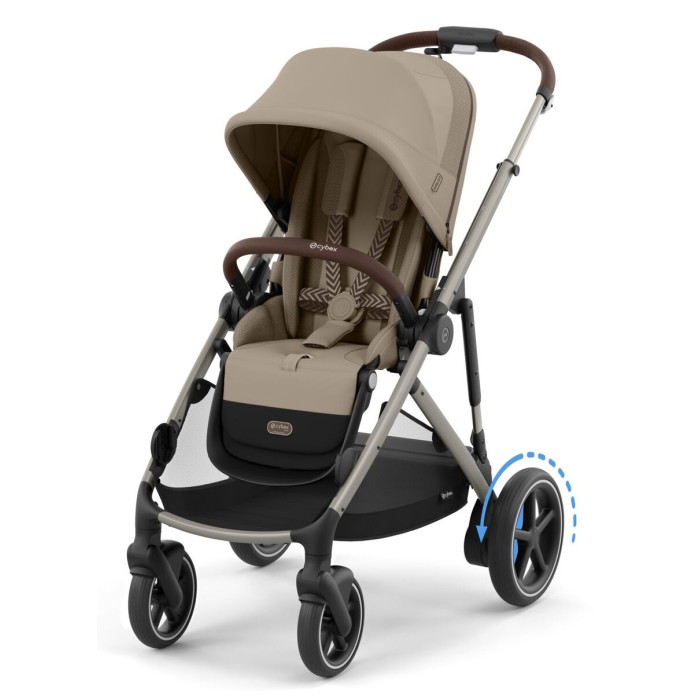 Коляска Cybex e-Gazelle S 2 в 1 Almond Beige з електроприводом
