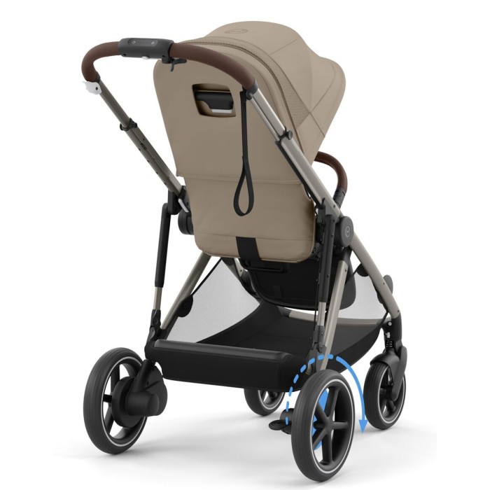 Коляска Cybex e-Gazelle S Almond Beige з електроприводом