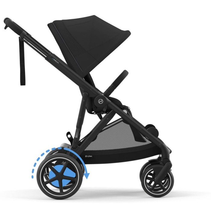 Коляска Cybex e-Gazelle S Moon Black з електроприводом