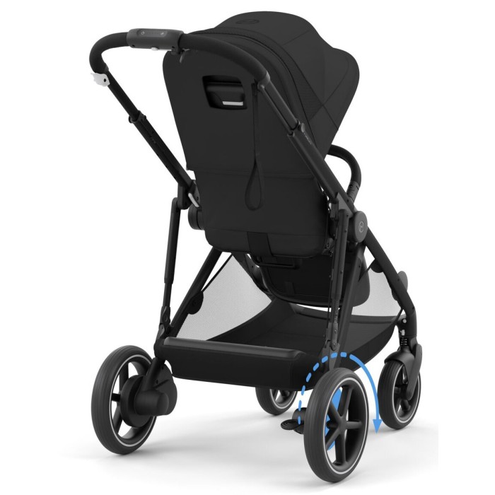 Коляска Cybex e-Gazelle S Moon Black з електроприводом