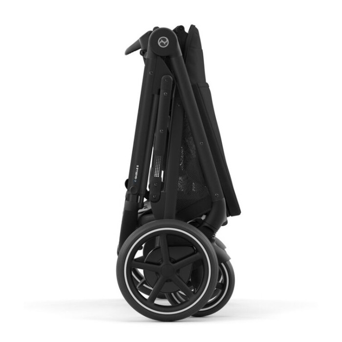 Stroller for twins Cybex e-Gazelle S Moon black with electric drive