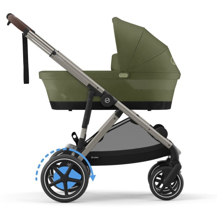 Stroller Cybex e-Gazelle S 2 in 1 Moss Green with electric drive