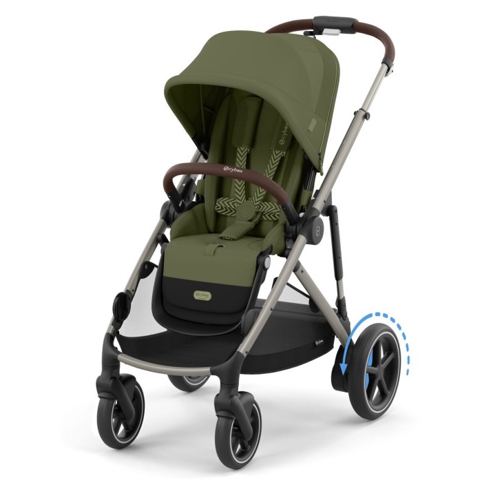 Stroller Cybex e-Gazelle S Moss Green with electric drive