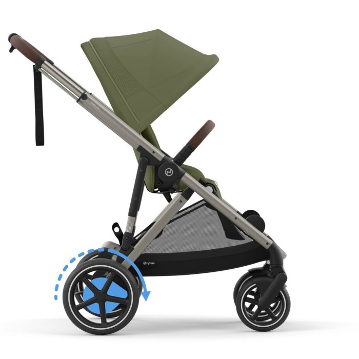 Stroller Cybex e-Gazelle S Moss Green with electric drive