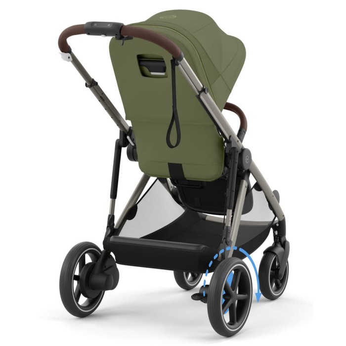 Stroller Cybex e-Gazelle S Moss Green with electric drive
