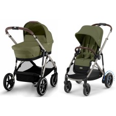 Stroller Cybex e-Gazelle S 2 in 1 Moss Green with electric drive