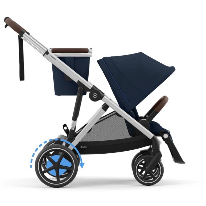 Stroller Cybex e-Gazelle S Ocean Blue with electric drive