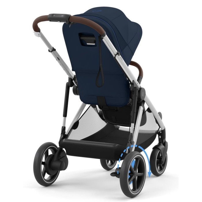 Stroller Cybex e-Gazelle S Ocean Blue with electric drive