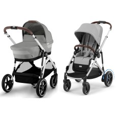Stroller Cybex e-Gazelle S 2 in 1 Stone Grey with electric drive