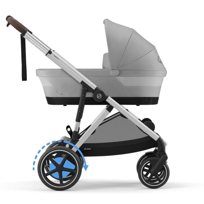 Stroller Cybex e-Gazelle S 2 in 1 Stone Grey with electric drive