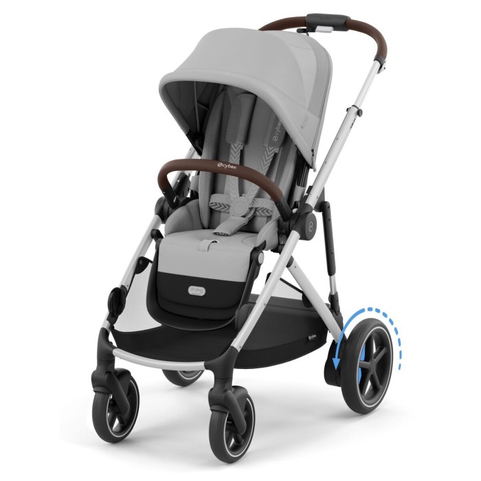Stroller Cybex e-Gazelle S 2 in 1 Stone Grey with electric drive