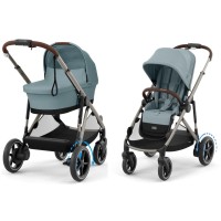 Stroller Cybex e-Gazelle S 2 in 1 Stormy Blue with electric drive