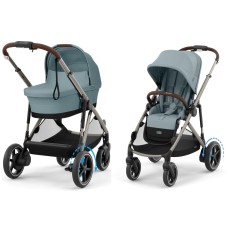 Stroller Cybex e-Gazelle S 2 in 1 Stormy Blue with electric drive