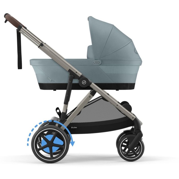 Stroller Cybex e-Gazelle S 2 in 1 Stormy Blue with electric drive
