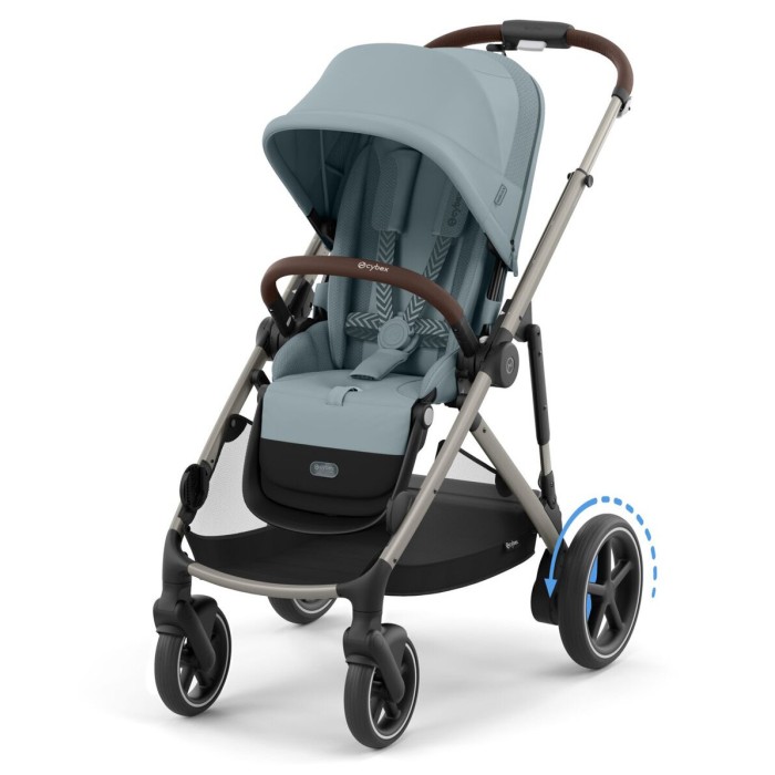 Stroller Cybex e-Gazelle S 2 in 1 Stormy Blue with electric drive