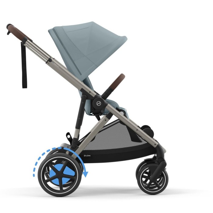 Stroller Cybex e-Gazelle S 2 in 1 Stormy Blue with electric drive