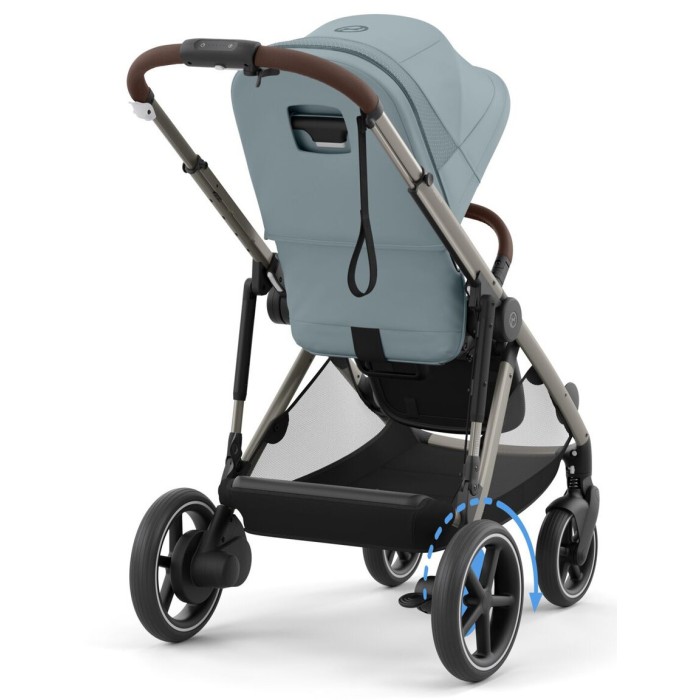 Stroller Cybex e-Gazelle S 2 in 1 Stormy Blue with electric drive