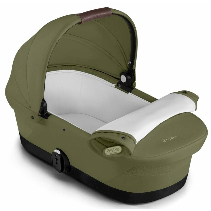 Cybex Gazelle S 2 in 1 Moss Green stroller for twins