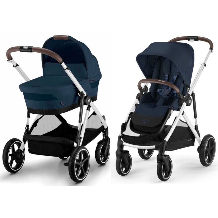 Cybex Gazelle S Silver 2 in 1 Ocean Blue