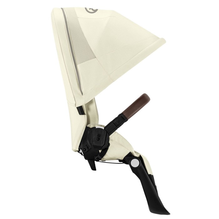 Stroller for twins Cybex e-Gazelle S 2 in 1 Seashell Beige with electric drive