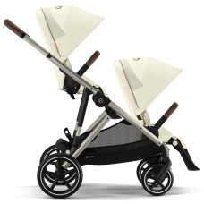 Cybex Gazelle S Seashell Beige stroller for twins