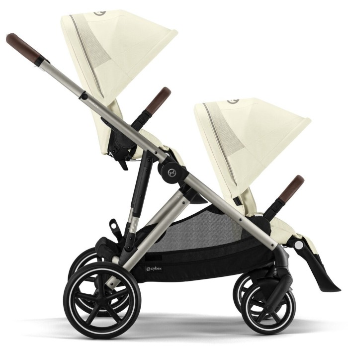 Cybex Gazelle S 2 in 1 Seashell Beige stroller for twins