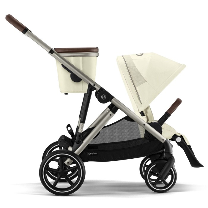 Cybex Gazelle S 2 in 1 Seashell Beige stroller for twins