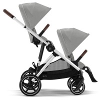 Cybex Gazelle S Silver Stone Grey коляска для двійні