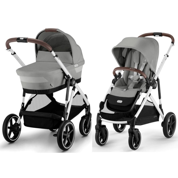 Cybex Gazelle S Silver 2 in 1 Stone Grey