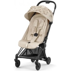Cybex Coya Simply Flowers Beige шасі matt black прогулянкова коляска