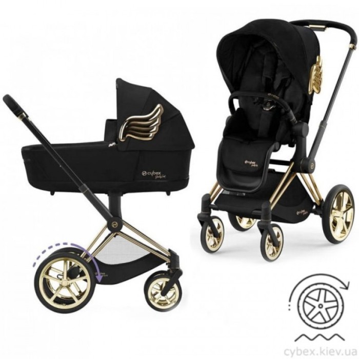 Stroller Cybex e-Priam Jeremy Scott with electric drive 2 in 1