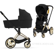 Cybex Priam Jeremy Scott 3.0 carrycot Sepia Black stroller 2 in 1