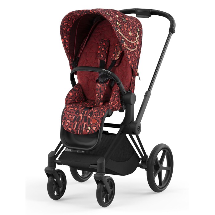 Коляска Cybex Priam Rockstar by Alec Voelkel шасі Matt Black 4.0