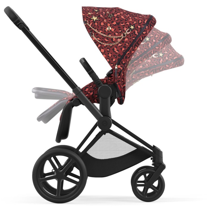 Коляска Cybex Priam Rockstar by Alec Voelkel шасі Matt Black 4.0