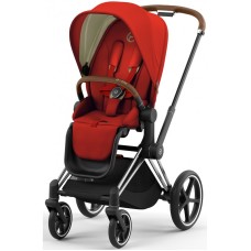 Коляска Cybex Priam Autumn Gold шасі Chrome Brown 4.0