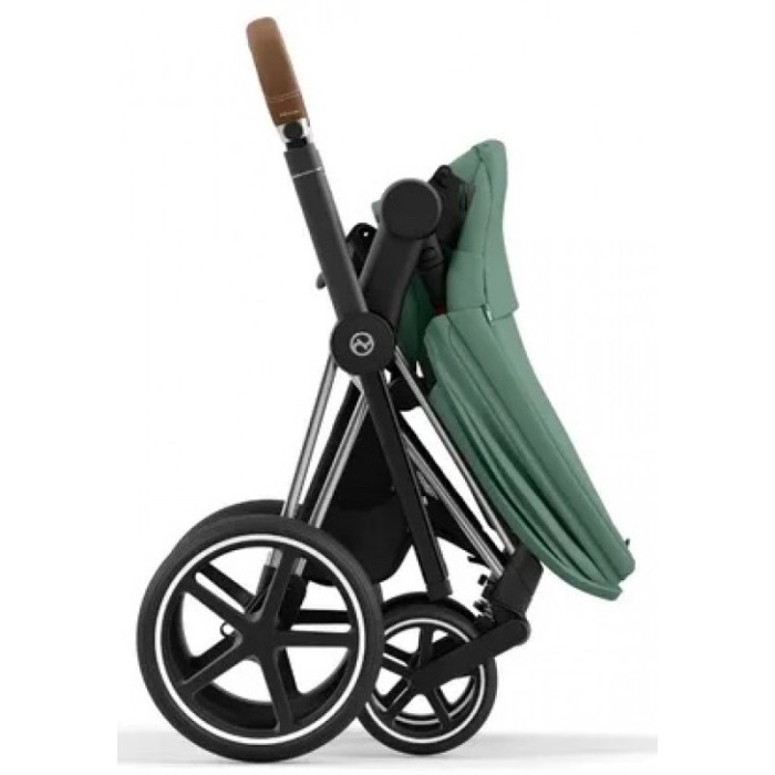 Stroller Cybex Priam Leaf Green chassis Chrome Brown 4.0