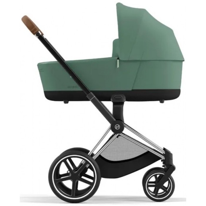 Cybex Priam 4.0 stroller 2 in 1 Leaf Green chassis Chrome Brown