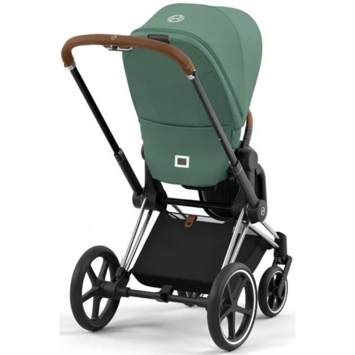 Stroller Cybex Priam Leaf Green chassis Chrome Brown 4.0