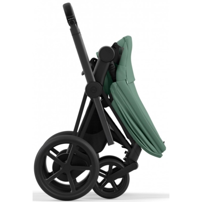 Stroller Cybex e-Priam 2 in 1 Leaf Green chassis Matt Black with electric drive