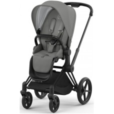 Коляска Cybex Priam Mirage Grey шасі Matt Black 4.0