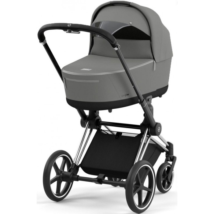 Cybex Priam 3 в 1 Mirage Grey шасі Chrome Black 4.0 автокрісло Cloud plus