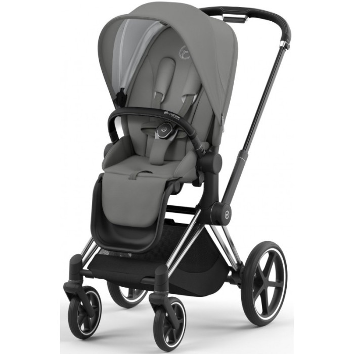 Cybex Priam 3 в 1 Mirage Grey шасі Chrome Black 4.0 автокрісло Cloud plus
