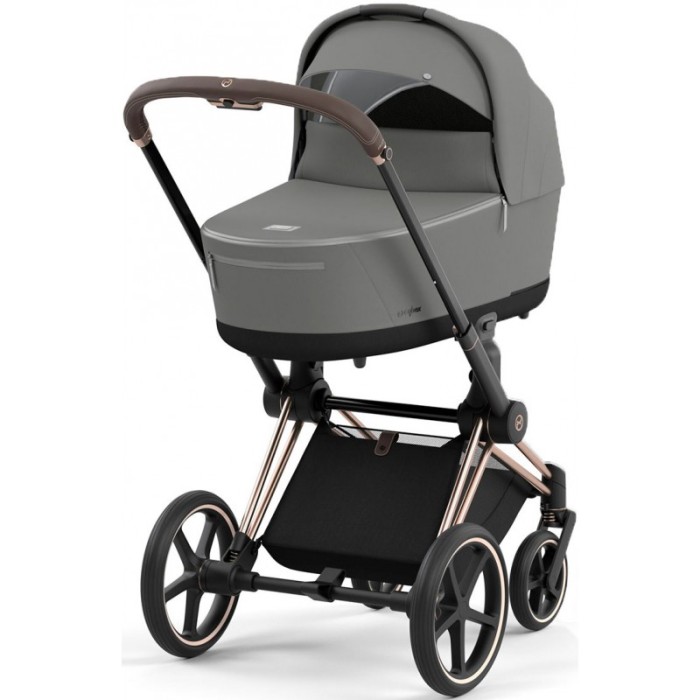 Cybex Priam 4.0 stroller 2 in 1 Mirage Grey chassis Rosegold