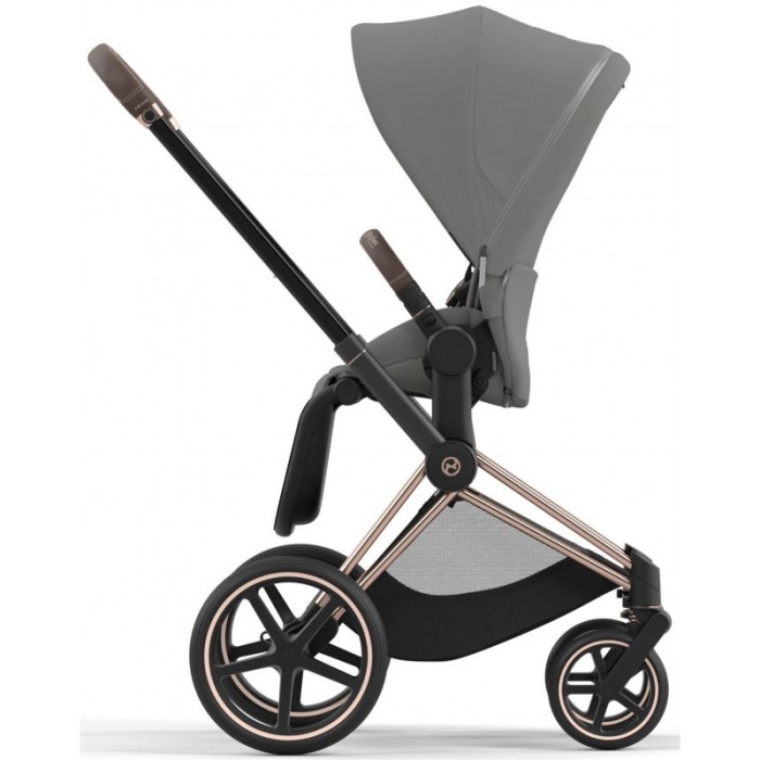Cybex Priam 4.0 stroller 2 in 1 Mirage Grey chassis Rosegold