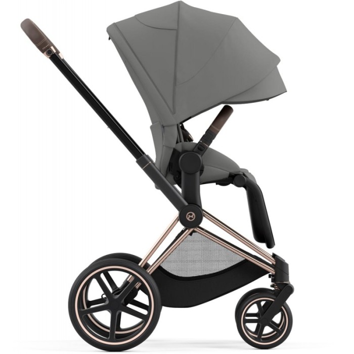 Cybex Priam 4.0 stroller 2 in 1 Mirage Grey chassis Rosegold