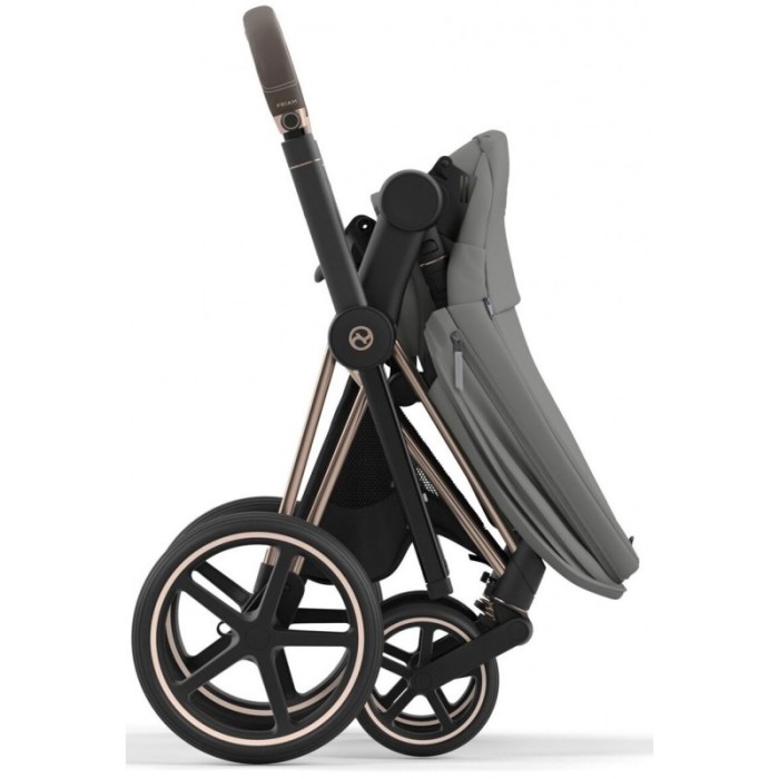Коляска Cybex Priam Mirage Grey шасі Chrome Brown 4.0