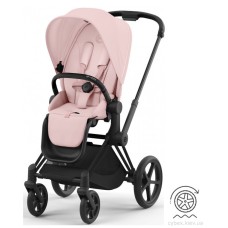 Коляска Cybex ePriam Peach Pink шасі Matt Black 4.0