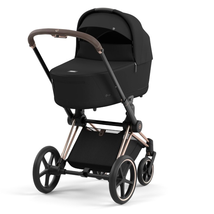 Cybex Priam 2 в 1 люлька 4.0 прогулянка Style Collection 5.0 Sepia Black шасі Rosegold