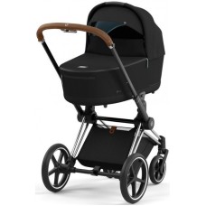 Cybex Priam 4.0 carrycot Sepia Black + chassis Chrome Brown
