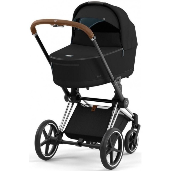 Cybex Priam 4.0 люлька Sepia Black + шасі Chrome Brown